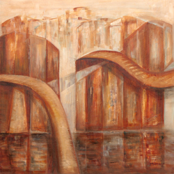 'Ciudad de orgías' · óleo sobre lienzo · 60x60